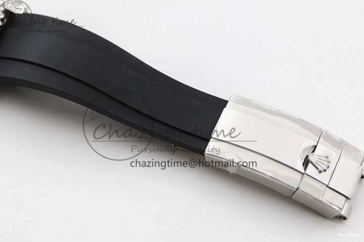 MiroTime 0328 Yacht-Master 42mm 226659 TWA 1:1 Best Edition 3D Black Ceramic Bezel on Oysterflex Strap VR Stretchable 2085